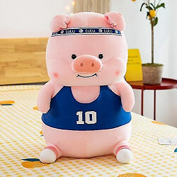 Universal 45 cm jouet en peluche de cochon, enfants mignons et poupées qui dorment dans les cadeaux de Noël | Oreillers moelleux (bleu)