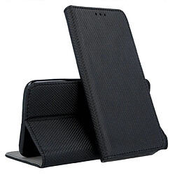 Htdmobiles Housse pour Motorola Moto G14 - etui coque pochette portefeuille + film ecran - NOIR MAGNET