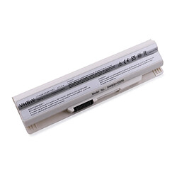 Vhbw Batterie Li-Ion 4400mAh 11.1V blanche pour MEDION Akoya Mini E1311 & MSI, remplace les modèles 40029150, 40029231, 40029683, BTY-S14, BTY-S15