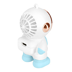 Avizar Mini Ventilateur Portable Astronaute Ultra compact avec Porte clés Bleu Clair pas cher