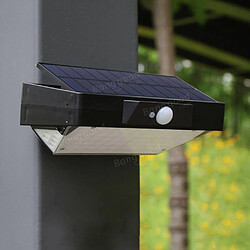 Universal Capteur de mouvement à énergie solaire Etanche Mur de mur Étourbe Jardin extérieur Lampe de sécurité d'urgence