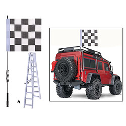 Drapeau D'antenne De Voiture RC + échelle Pour Axial SCX10 90046 TRX-4 RC4WD D90