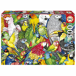 Puzzle perroquets - 500 pièces - Educa borras