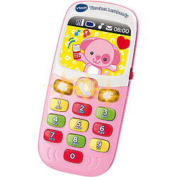 VTech Téléphone Portable d'apprentissage pour bébé Rose