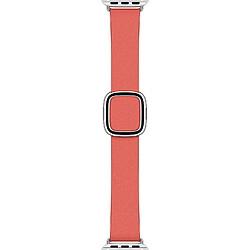 Leather Band Modern Buckle pour Apple Watch Series 1 á 9 / SE (38/40/41 mm) | Series 10 (42 mm) - Taille L - Rose