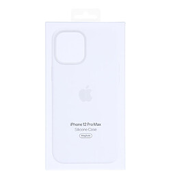 Avis Apple Coque en silicone MagSafe pour l'iPhone 12 Pro Max - White