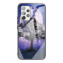 Coque en TPU antichoc arbre et lune pour Samsung Galaxy A33 5G