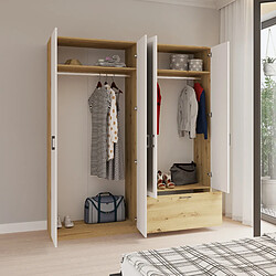 Avis Abiks Meble Armoire Ivo 4D avec portes battantes