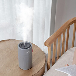 Humidificateur Portable Voiture Maison USB Diffuseur De Lampe à LED Purificateur De Brume Fraîche Gris