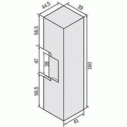 Metalux GACHE ELECT P/FAP 12V IMPUL P