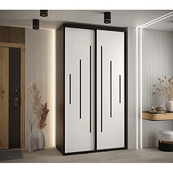 Abiks Meble Armoire Davos 12 À Portes Coulissantes 235,2/140/60 2 Portes