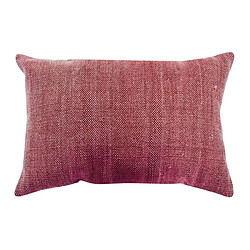 Thedecofactory VINTAGE USED - Coussin effet délavé rouge 60x40