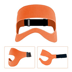 Avis Coussin de Lunettes VR Accessoires jeux vidéo de casque de réalité virtuelle compatible Oculus Quest 2\ HTC\ Index\ Pico (Orange)