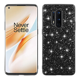 Coque en TPU paillettes scintillantes noir pour votre OnePlus 8 Pro