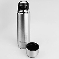 Acheter Bouteille isotherme thermos en acier inoxydable avec gobelet et sac de transport pour boissons chaudes ou froides (750ml)