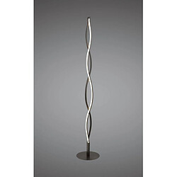 Luminaire Center Lampadaire Sahara marron oxydé 21W LED 2800K, 1470lm, Dimmable marron oxydé/arylique blanc