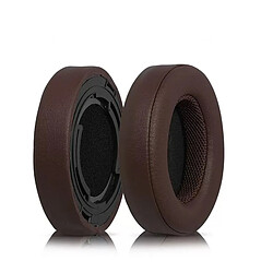 Avis INF Lot de 2 coussinets d'oreille en cuir protéiné avec clips pour Shure AONIC50 Brown