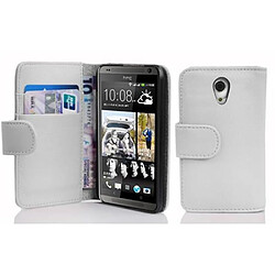 Cadorabo Coque HTC Desire 700 Etui en Blanc