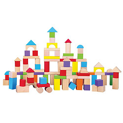 NEW CLASSIC TOYS Baril de Cubes - Colorés - 100 pièces