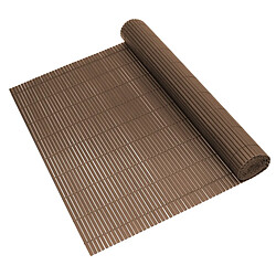 Neuholz Clôture Brise Vue Hidden Brise Vente PVC Marron 90 x 300 cm [neu.holz]