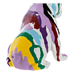 Figurine Décorative DKD Home Decor Multicouleur Chien Laqué 20 x 12,5 x 17,5 cm (2 Unités) pas cher