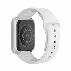 Montre iWear M8 Smart & Fit avec Full Touch 1,3'' IPS Contrôle multimédia / HR / Tension artérielle / Social White pas cher