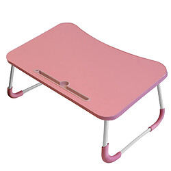 Avizar Table de lit Ordinateur portable Multi-usage Hauteur 26cm Pieds pliables rose