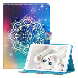 Etui en PU Impression de motifs à la mode avec support et porte-cartes style C pour votre Samsung Galaxy Tab A7 Lite 8.7 pouces T220/T225