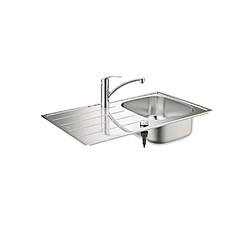 Pack évier inox + mitigeur chromé - 31565SD1 - GROHE