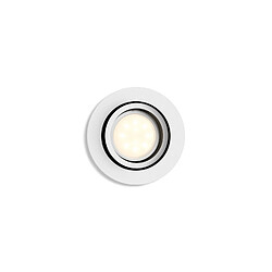 Philips Hue Spot Downlight White Ambiance Milliskin GU10 Hue Coupe Ø 70mm Blanc