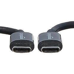 Basics USB 2.0 Type C to Type C Cable - 6 feet 1.8 Meters - Black