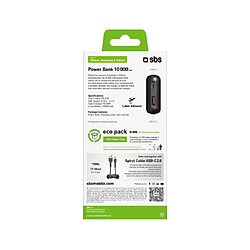 Avis Sbs Batterie externe Batterie PD 20 W, 10 000 mAh, noir matt