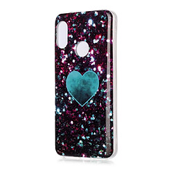 Wewoo Coque Souple Pour Xiaomi Redmi 6 Pro Coloré Dessin Modèle IMD Workmanship Soft TPU Étui De Protection Amour Vert