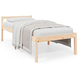 vidaXL Lit pour personne âgée sans matelas 75x190 cm