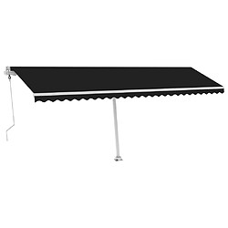 vidaXL Auvent automatique sur pied 600x300 cm Anthracite