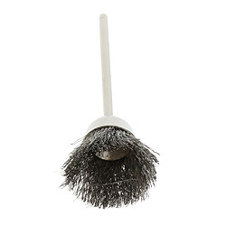 Brosse de meule de 10 pièces polissage die meuleuse poli mèche de forage en forme de tasse d'argent