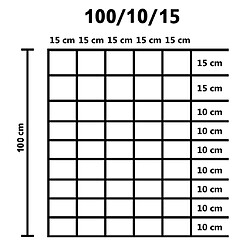 Acheter vidaXL Clôture de jardin Acier galvanisé 50x1 m Argenté