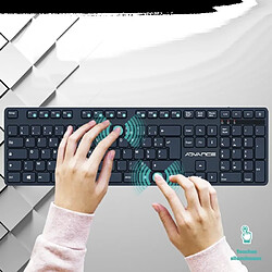 Acheter Pack Premium Clavier sans fil + SOURIS sans fil PC optique Wireless Desktop ADVANCE DONGLE récepteur USB