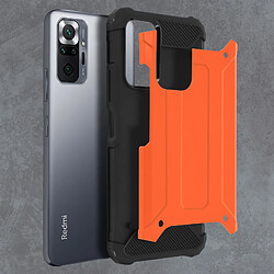 Acheter Avizar Coque Xiaomi Redmi Note 10 Pro Hybride Design Relief Antichute Defender II rouge