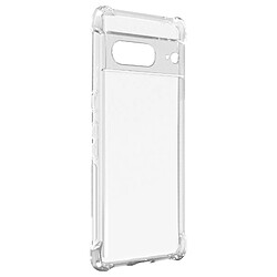 Avizar Coque pour Google Pixel 7 Silicone Gel Souple Renforcés Antichocs Transparent