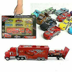 Acheter Universal 7pcs / set Cars 2 Lightning McQueen Racer Car &Mack Truck Kids Toy