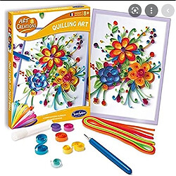 SentoSphère Art et creations quilling art Au coeur des fleurs