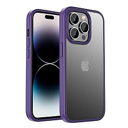 Coque en TPU IPAKY caoutchouté, anti-chute pour votre iPhone 14 Pro 6.1 pouces - violet