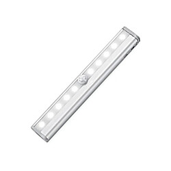 Wewoo Lumière intelligente de capteur de corps humain de la LED de blanche de détecteur de d'écran étroit de 0.8W 10 version de remplissage d'USB