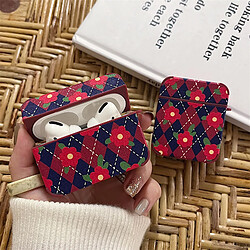 GUPBOO Airpods Coque Housse Étui Protecteur Compatible pour AirPods1/2-Ins fille de fleur rouge de style coréen