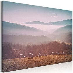 Artgeist Tableau - Flock of Sheep (1 Part) Wide [60x40]