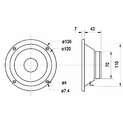 Alpexe VS-MR130/8 - Haut-parleur (4007540090160)