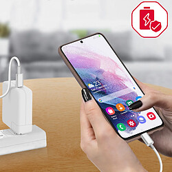 MAXLIFE Câble USB Type C vers USB Type C Blanc pas cher