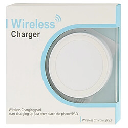 Acheter Wewoo Chargeur sans fil blanc pour iPhone 8/8 Plus / X & Samsung / Nokia / HTC et autres téléphones portables Qi Standard Pad de charge sans