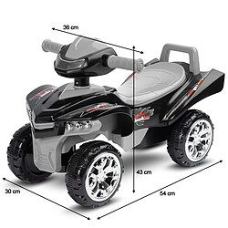 Acheter Iso Trade RAPTOR Quad porteur pousseur musical enfant à partir de 18 mois Gris